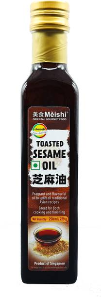 Meishi Toasted Sesame Oil Glass Bottle