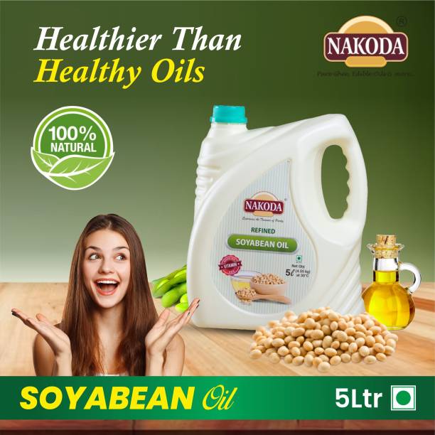 NAKODA 100% Natural Refined Soyabean Oil | Healthier Than Healthy Oil Soyabean Oil Can