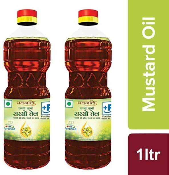पतंजलि मस्टर्ड ऑयल 1 L ( पैक ऑफ 2 )