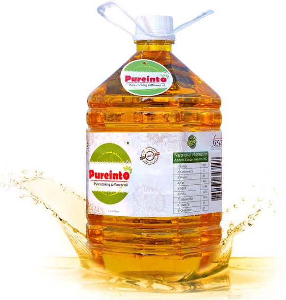 pureinto PURE WOODPRESSED SAFFLOWER OIL Safflower Oil