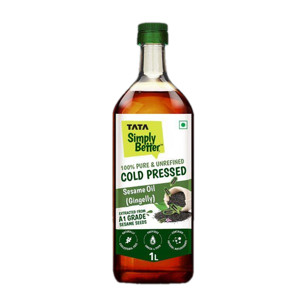 Tata Simply Better Cold Pressed, Pure and Unrefined Sesame Oil PET Bottle Price in India - Buy Tata Simply Better Cold Pressed, Pure and Unrefined Ses