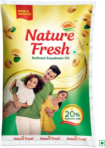 Nature Fresh Acti-lite Refined Soyabean Oil Pouch