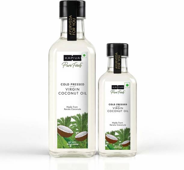 Kapiva Virgin Coconut Oil | Cold-pressed For Maximum Nutrition - 750 Ml Coconut Oil Plastic Bottle