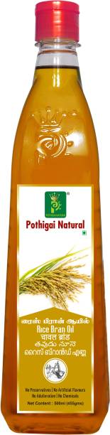 POTHIGAI NATURAL 100 % Pure Physically Refined Rice Bran oil Rice Bran Oil PET Bottle