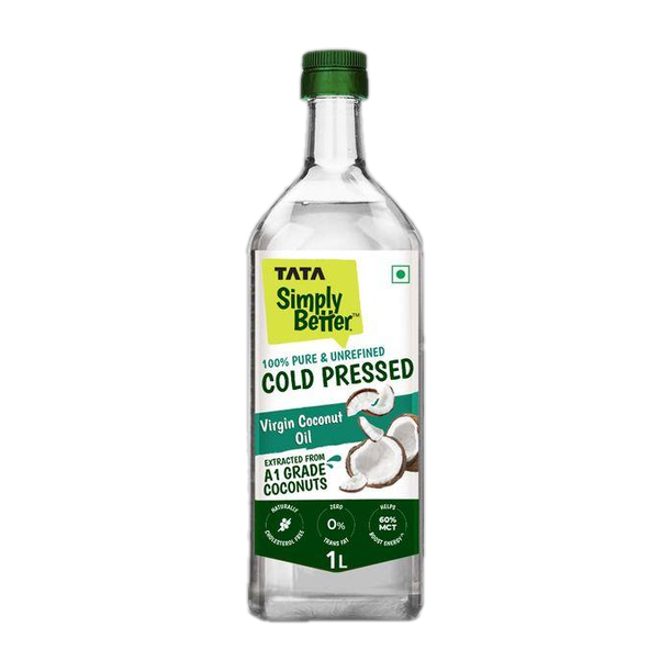 Tata Simply Better Virgin Cold Pressed Coconut Oil PET Bottle