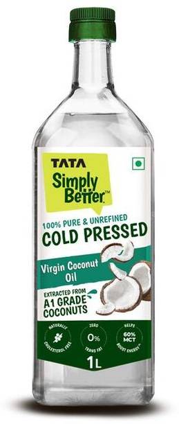 Tata Simply Better Virgin Cold Pressed Coconut Oil PET Bottle