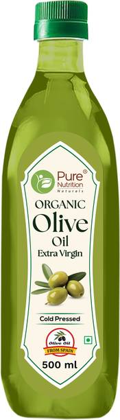Pure Nutrition Extra Virgin Olive Oil Raw Cold Pressed 100% Pure for Cooking, Salad Dressing Olive Oil PET Bottle