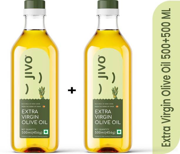 JIVO Extra Virgin 1 Liter Olive Oil Plastic Bottle