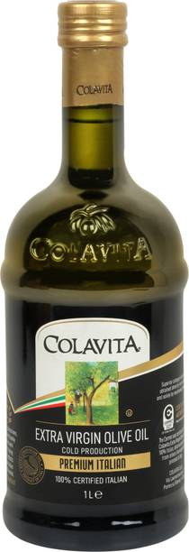 Colavita Authentic Italian Extra Virgin Olive Oil Glass Bottle