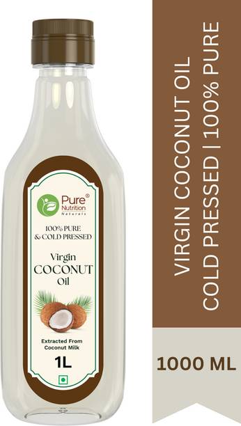 Pure Nutrition COLD PRESSED VIRGIN COCONUT OIL 1000ML PET BOTTLE Coconut Oil PET Bottle