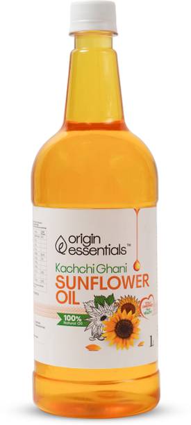 Origin Essentials Cold Pressed 100% Pure Unrefined Cooking Oil | Kachi Ghani Sunflower Oil