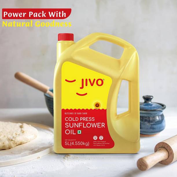 JIVO Cooking Sunflower Oil Can