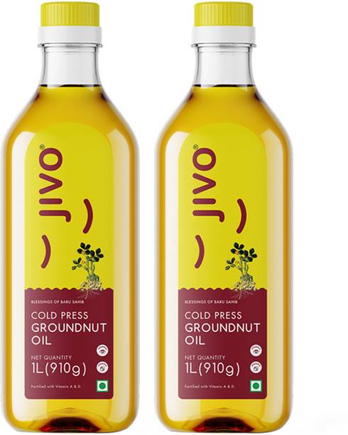 JIVO Groundnut Oil for Cooking Groundnut Oil Plastic Bottle