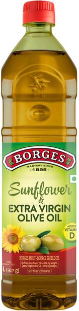 BORGES Super blend of Extra virgin Olive oil & Sunflower oil Olive Oil Plastic Bottle