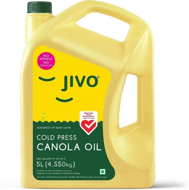 JIVO Cold Pressed Canola Oil Can