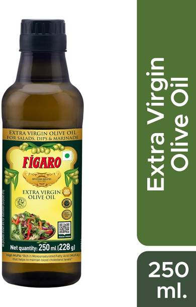FIGARO Extra Virgin Olive Oil PET Bottle (250ml) PACK OF 1 Olive Oil PET Bottle
