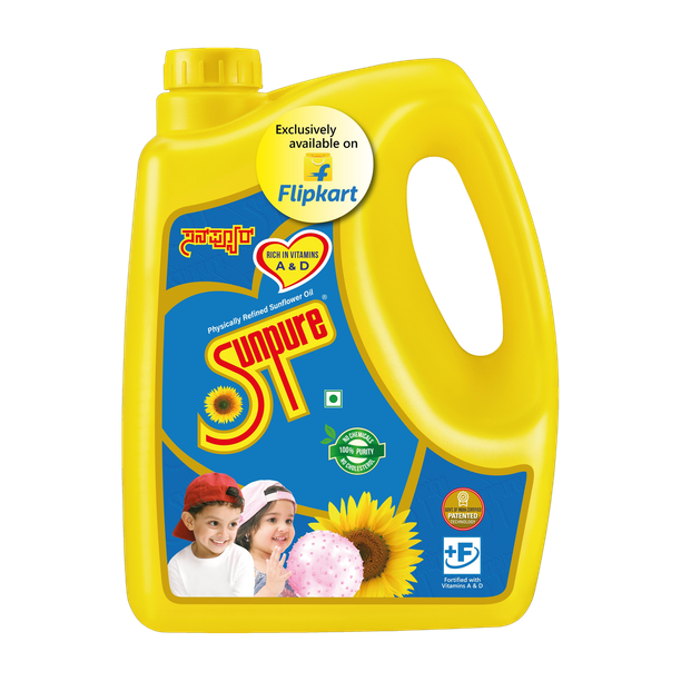 Sunpure Physically Refined Sunflower Oil
