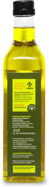 zama Extra Virgin Olive Oil 500ml Food Grade PET Bottle|Premium Cold Pressed Oil Olive Oil PET Bottle