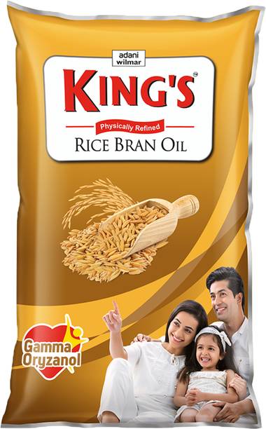 Kings Refined Rice Bran Oil Pouch