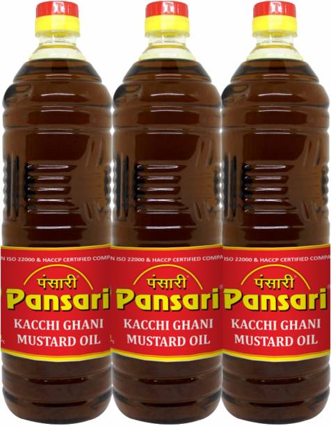 Pansari Kacchi Ghani Mustard Oil Plastic Bottle