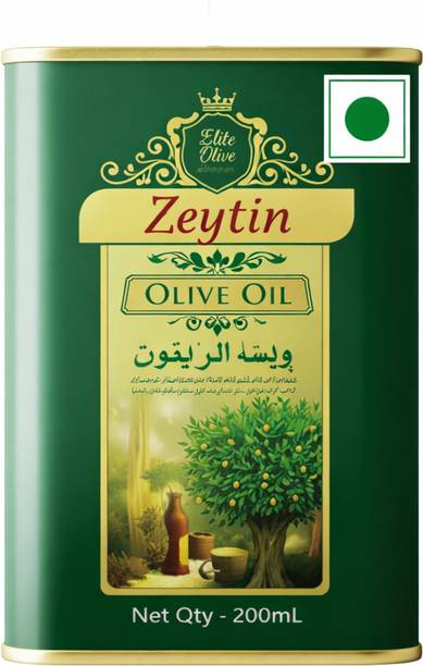 Zeytin Pure Olive Oil 200ml | Pure Cooking & Salad Oil Tin Olive Oil Tin