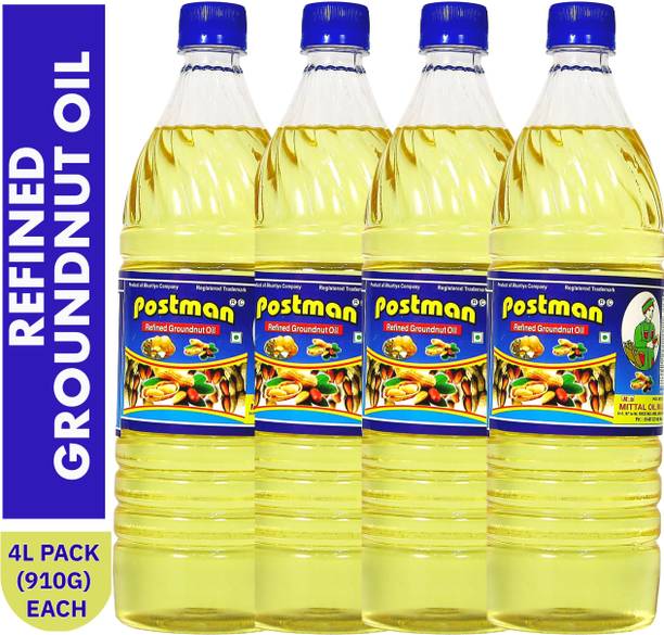 Postman Singdana Refined Fresh Groundnut Oil Plastic Bottle