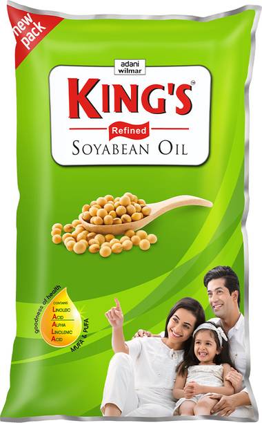 Kings Refined Soyabean Oil Pouch