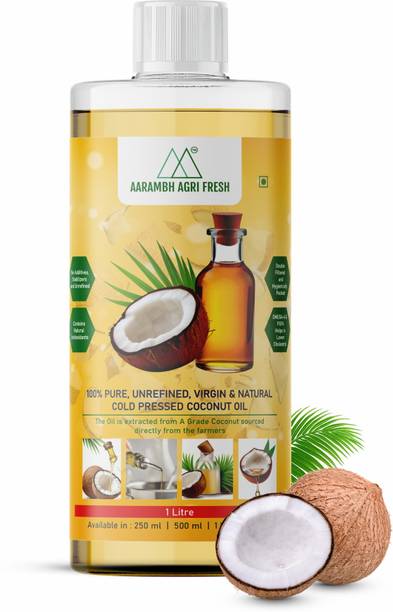 Aarambh Agri Fresh Pure Cold Pressed Virgin Coconut Oil...