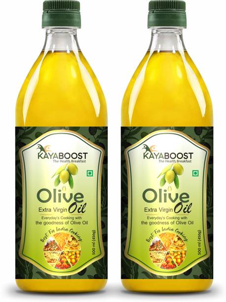 KAYABOOST Extra Virgin Olive Oil - Perfect for Salad, Paratha, Marinade Olive Oil