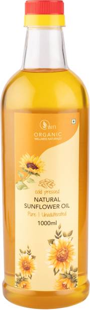 own-organic wellness naturally Sunflower Oil Cold Pressed- Pure & Chemical Free Sunflower Oil PET Bottle