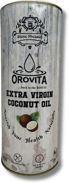 OROVITA 100% Pure Wood Pressed Coconut Oil Multipurpo...