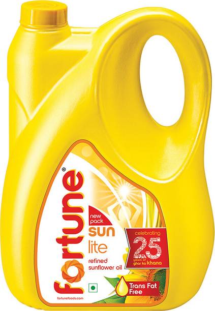 FORTUNE Sunlite Refined Sunflower Oil Can