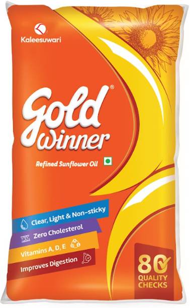 Gold Winner Refined Sunflower Oil Pouch