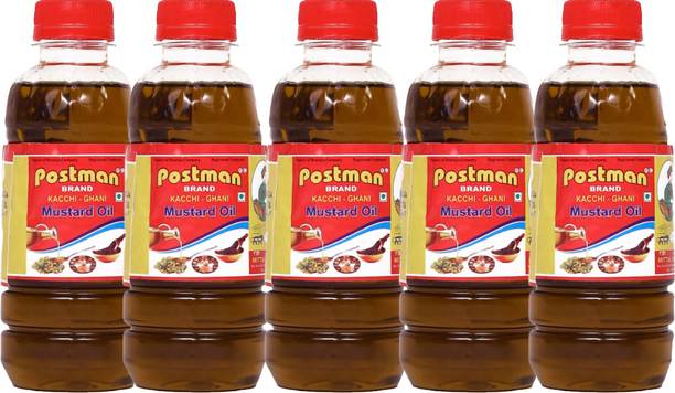 Postman High Pungent Rajasthani Kachi Ghani Wood Pressed Non Refined Mustard Oil