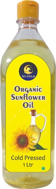 NS Gold 100% Pure and Cold Pressed Sunflower Oil with Natural Flavours and Aroma Sunflower Oil Plastic Bottle