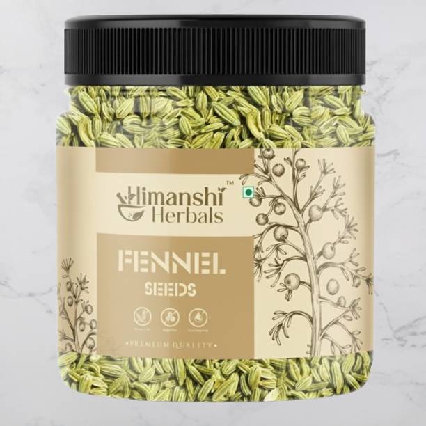 HIMANSHI HERBALS Whole Fennel Seeds | Aromatic, Flavorful & Healthy | Perfect For Baking Saunf Small