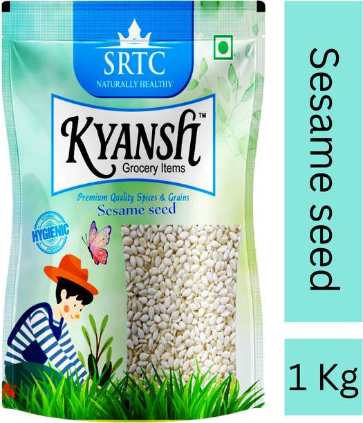 Kyansh White Sesame Til Seeds | Culinary Grade Sesame Seeds Safed til 1kg Sesame Seeds