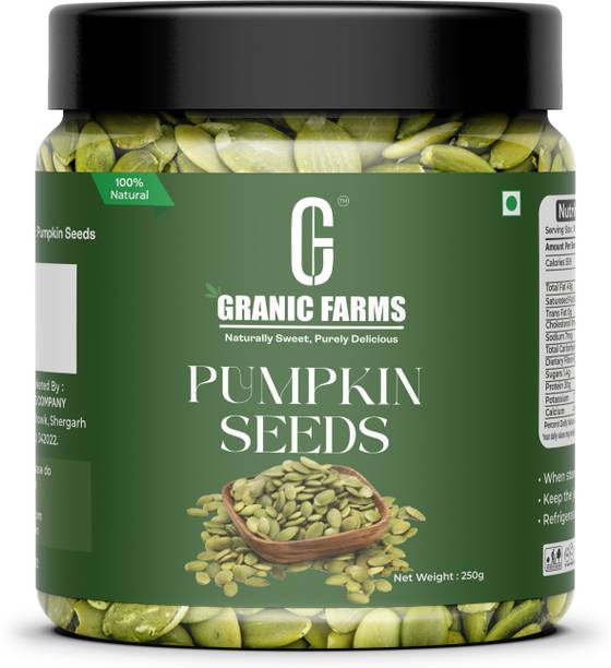 Granic Farms Premium Raw Pumpkin Seeds, AAA Grade Jumbo High in Protein, Healthy Pumpkin Seeds