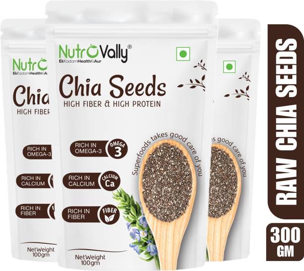 NutroVally - Chia Seeds for Weight Loss | Loaded with Omega3 & Antioxidants Rich Chia Seeds