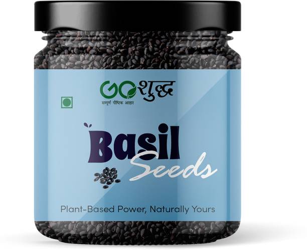 Goshudh Basil Seeds 250g | For Weight Management, Rich in Fiber & Omega-3 Basil Seeds