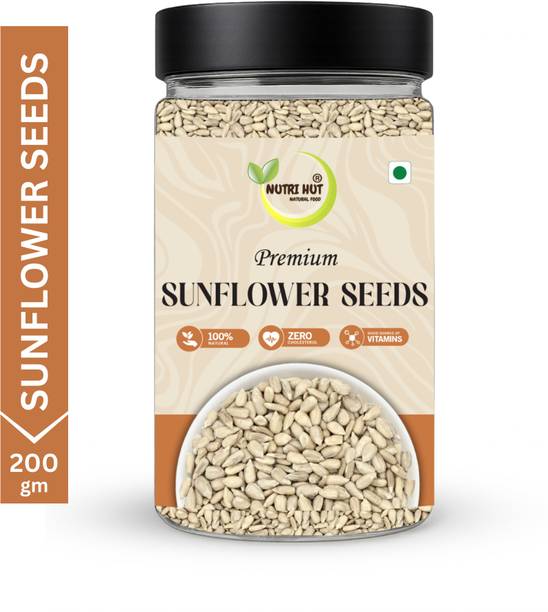 Nutri Hut Sunflower Seeds | 100% Natural Superfood | Rich in Protein, Vitamin E & Fiber Sunflower Seeds