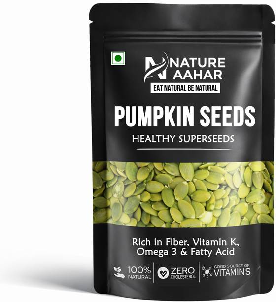 Nature Aahar Pumpkin Seeds | Raw Edible Seeds | Rich in Magnesium & Antioxidants Pumpkin Seeds