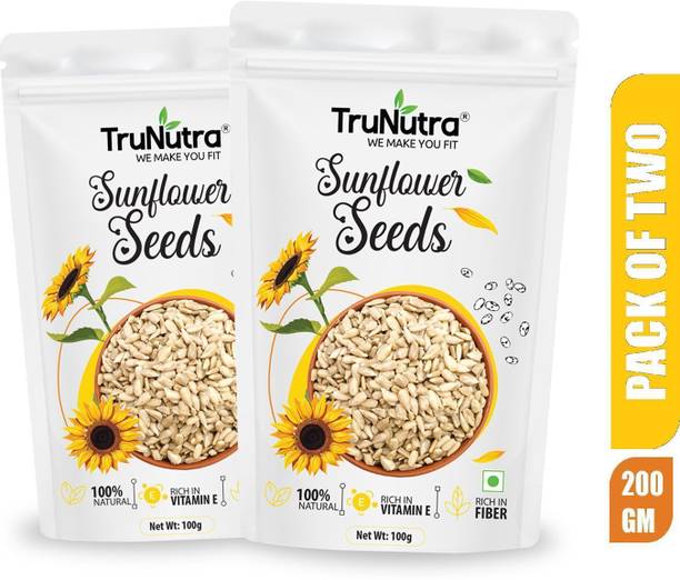 TruNutra Sunflower Seeds For Eating Protein & Fiber Rich Diet 100% Natural & Healthy Raw Sunflower Seeds