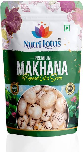 Nutrilotus Premium Makhana – Healthy Crunchy Snack | Protein-Rich & Gluten-Free Lotus Seeds(Makhana)
