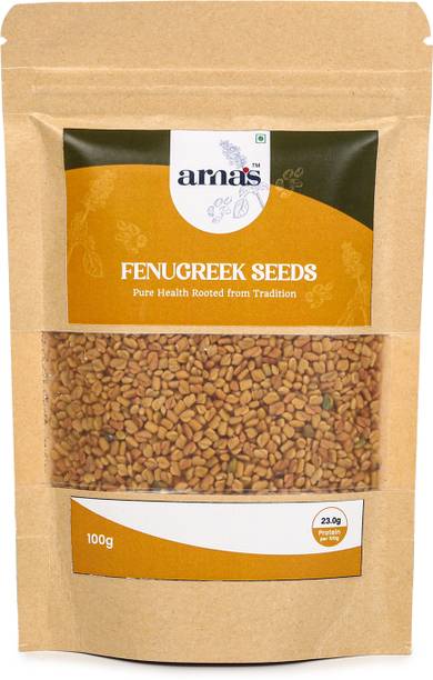 arnas arnas Primium Fenugreek seeds Pure – 100% Natural, Rich Color & Aroma | 100 g Fenugreek Seeds