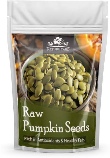 NATURE YARD Raw Pumpkin Seeds For Eating - 400 gm - 100% Natural Seeds for Weight Loss Pumpkin Seeds