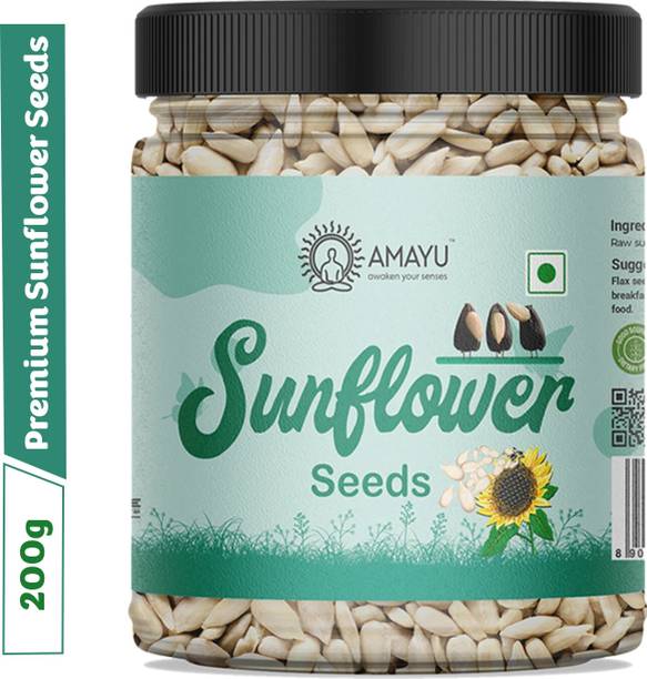AMAYU Raw Sunflower Seeds | Edible Healthy Seeds for | Eating Rich in Protein & Fiber Sunflower Seeds