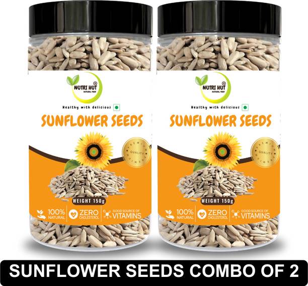 Nutri Hut Premium Raw Sunflower Seeds for Eating, Healthy Protein, Good for Skin Health Sunflower Seeds