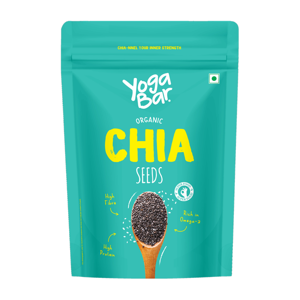 Yogabar Raw Chia Seeds Pouch for Weight loss Management Chia Seeds