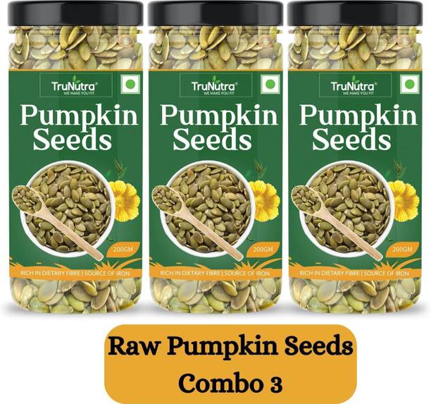 TruNutra pumpkin seeds for eating with zinc and fiber healthy daily snack food super food Pumpkin Seeds